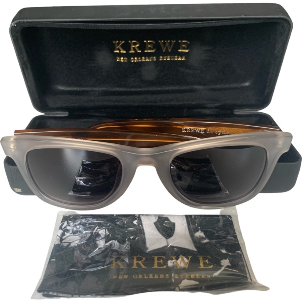 NEW! KREWE Charles Sunglasses w/ Case